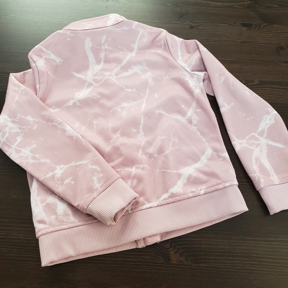 Ideology toddler girls pink&white zipper jacket 3T - Picture 2 of 5